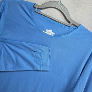 Polarmax Acclimate Dry Technical Base Layer Womens L USA Gorpcore Blue Outdoor
